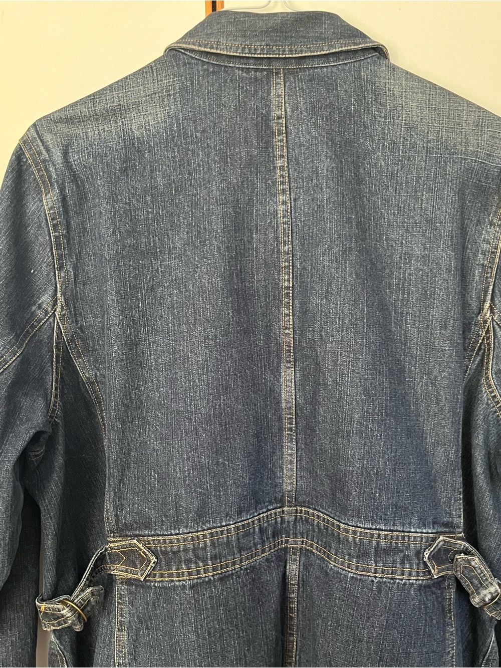 Denim Button-Front Jacket - Blue - Picture 6 of 10
